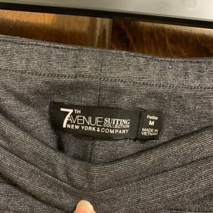 Gray cotton slacks